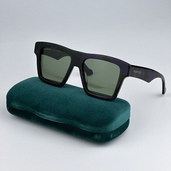 NEW Gucci GG0962S 014 Havana Green Square Unisex Sunglasses GG 0926S main image 10